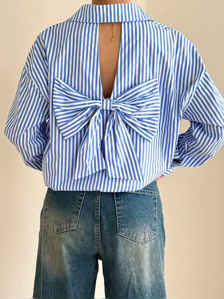 Martha bow shirt