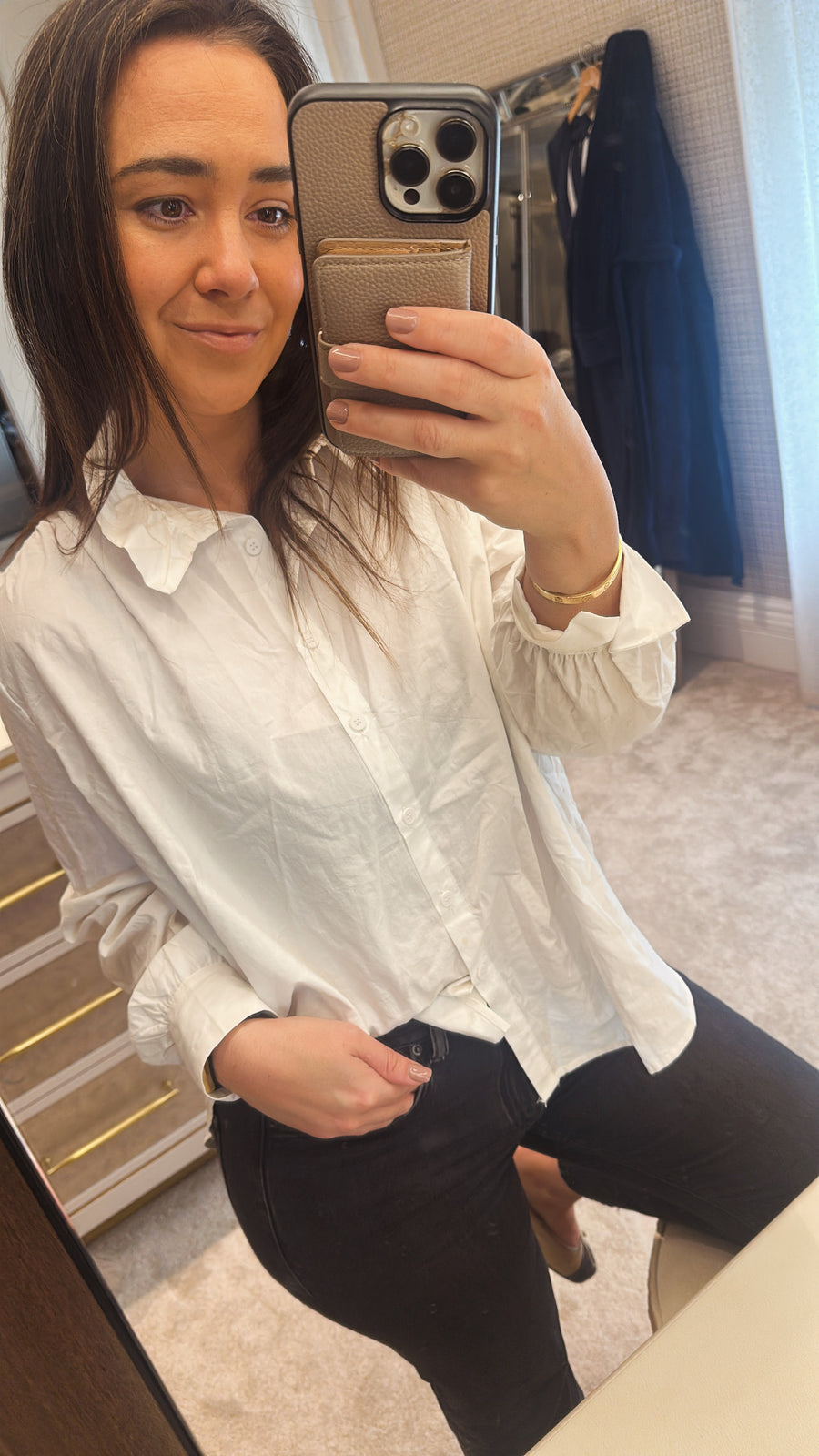 Ruffle Collar Shirt